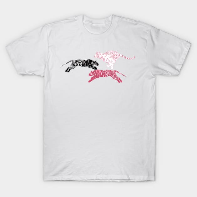 Swift Stripes - Pink T-Shirt by PerrinLeFeuvre